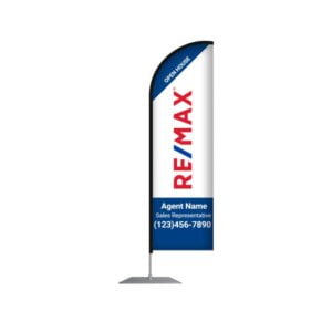 Remax Feather Flag 25"x 79"