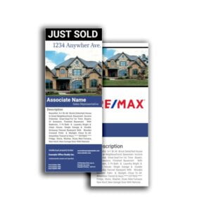 Remax Flyer 3.5" x 8.5"