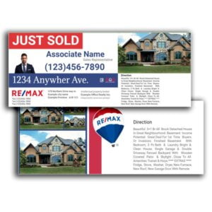 Remax Postcard 3.5" x 8.5"