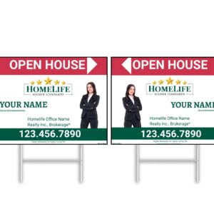 HomeLife Direction Sign 24"x18"