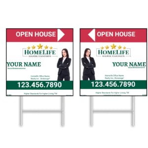 HomeLife Direction Sign 24"x24"