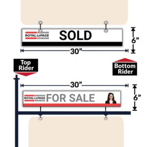 Royal LePage Custom Rider 30"x6"