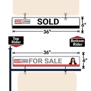 Royal LePage Custom Rider 36"x6"