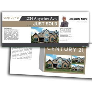 Century 21 Postcard 8.5"x3.5"