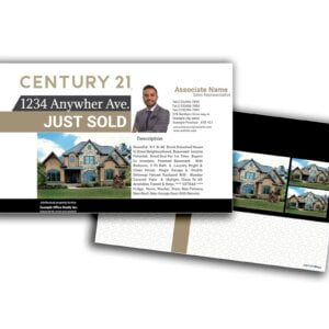 Century 21 Postcard 8.5"x5.5"