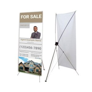 Century 21 X-Frame Banner 23.6"x63"