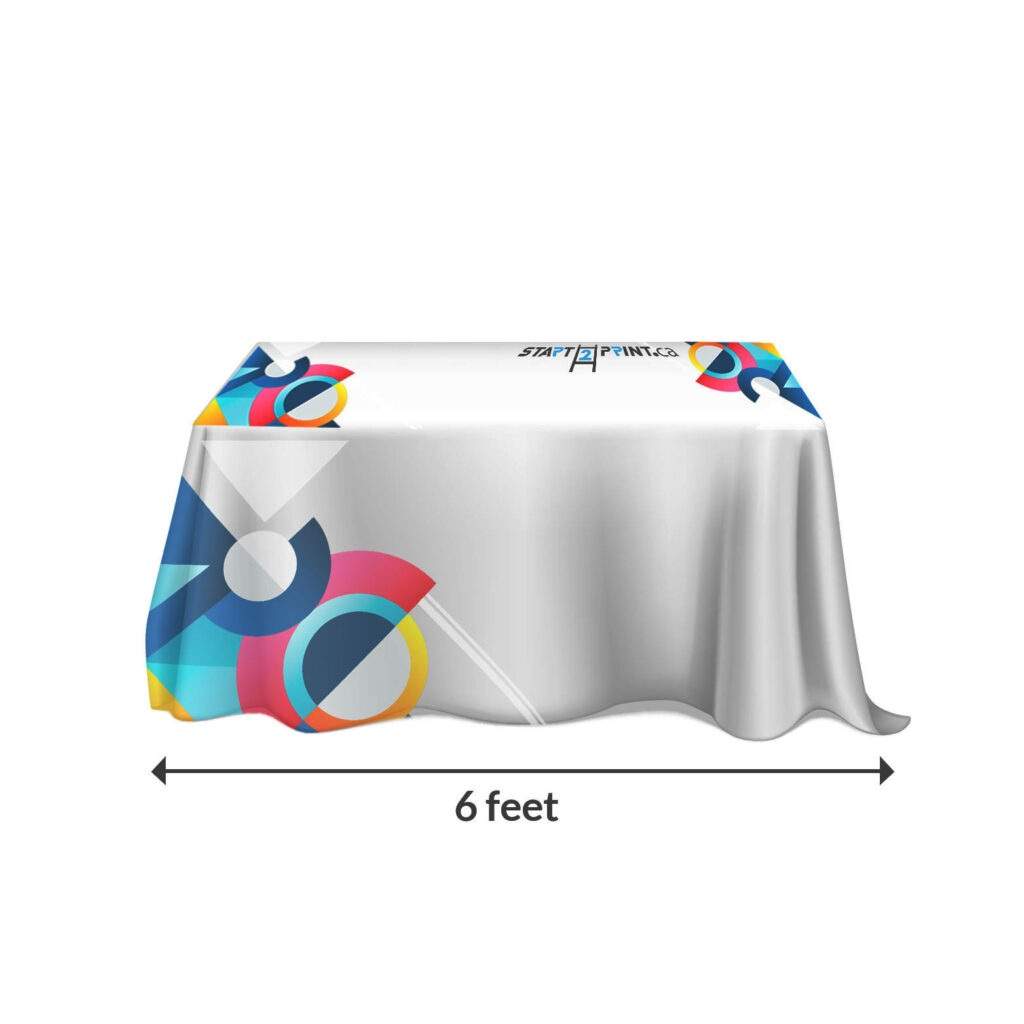 Tablecovers Signage Table Covers (6 ft Table) | Signs & Displays | Start2print.ca