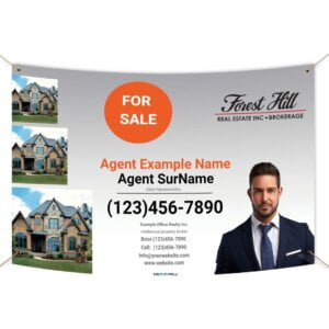 Forest Hill Vinyl Banner 36"x24"