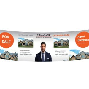 Forest Hill Vinyl Banner 120"x36"