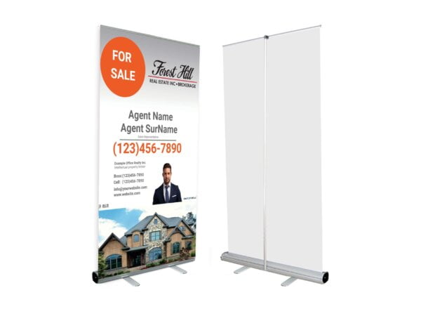 Forest Hill Roll-Up Banner 48"x80"