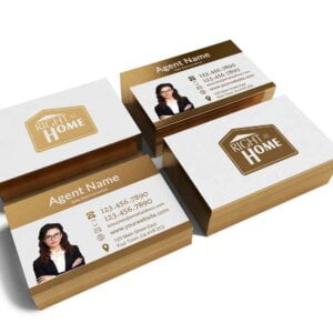 Right At Home Business Card Luxe