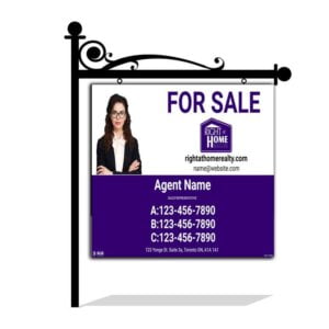 Right At Home For Sale Sign 32"x30"
