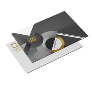 Metallic Foil Postcards