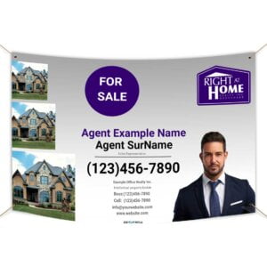Right At Home Vinyl Banner 36"x24"