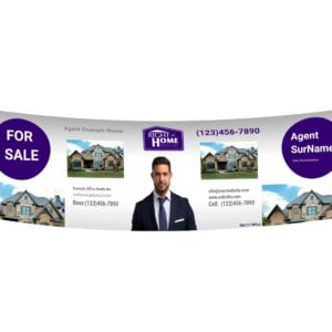 Right At Home Vinyl Banner 120"x36"