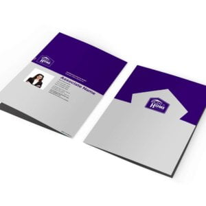 Right At Home Presentation Folder 9"x12"