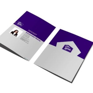 Right At Home Presentation Folder 9"x14.5"