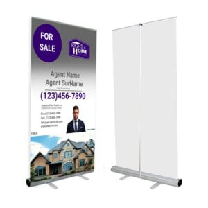 Right At Home Roll-Up Banner 48"x80"