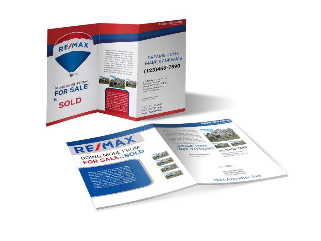 Remax Brochures | Size &amp; Templates | Start2print.ca