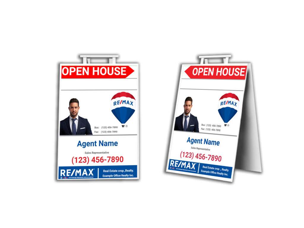 Remax Sandwich Boards Size & Templates Start2print.ca