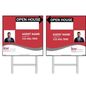 Keller Williams Direction Sign 24"x24"