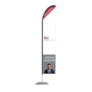 Keller Williams Feather Flag 31"x157"