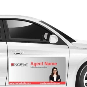 Kingsway Car Magnet 24x12