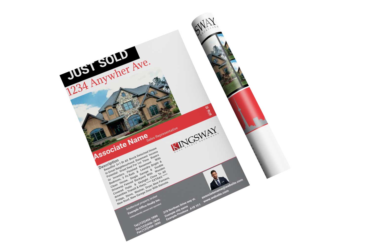 Kingsway Flyers | Size & Templates | Start2print.ca