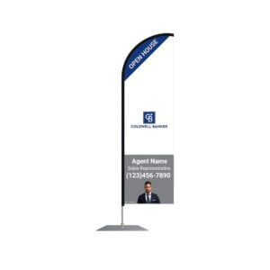 Coldwell Banker Feather Flag 25x79