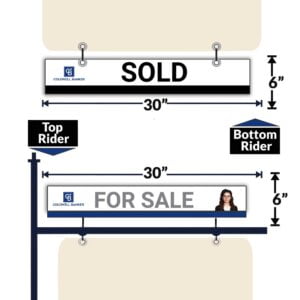 Coldwell Banker Rider 30x6