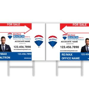 Remax Realtron Direction Sign 24x18