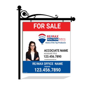 Remax Realtron For Sale Sign 30x32.