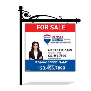 Remax Realtron For Sale Sign 32x30.