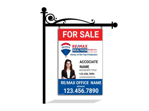 Remax Realtron For Sale Sign 32x48.