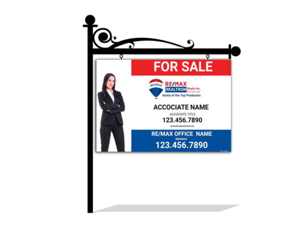 Remax Realtron For Sale Sign 36x24.