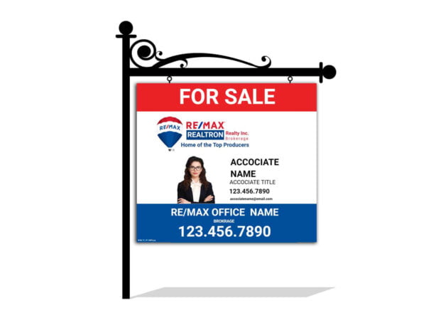 Remax Realtron For Sale Sign 36x32.
