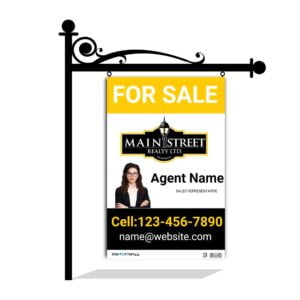 Main Street For Sale Sign 32x48.