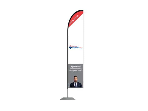 Remax Realtron Feather Flag 26x116