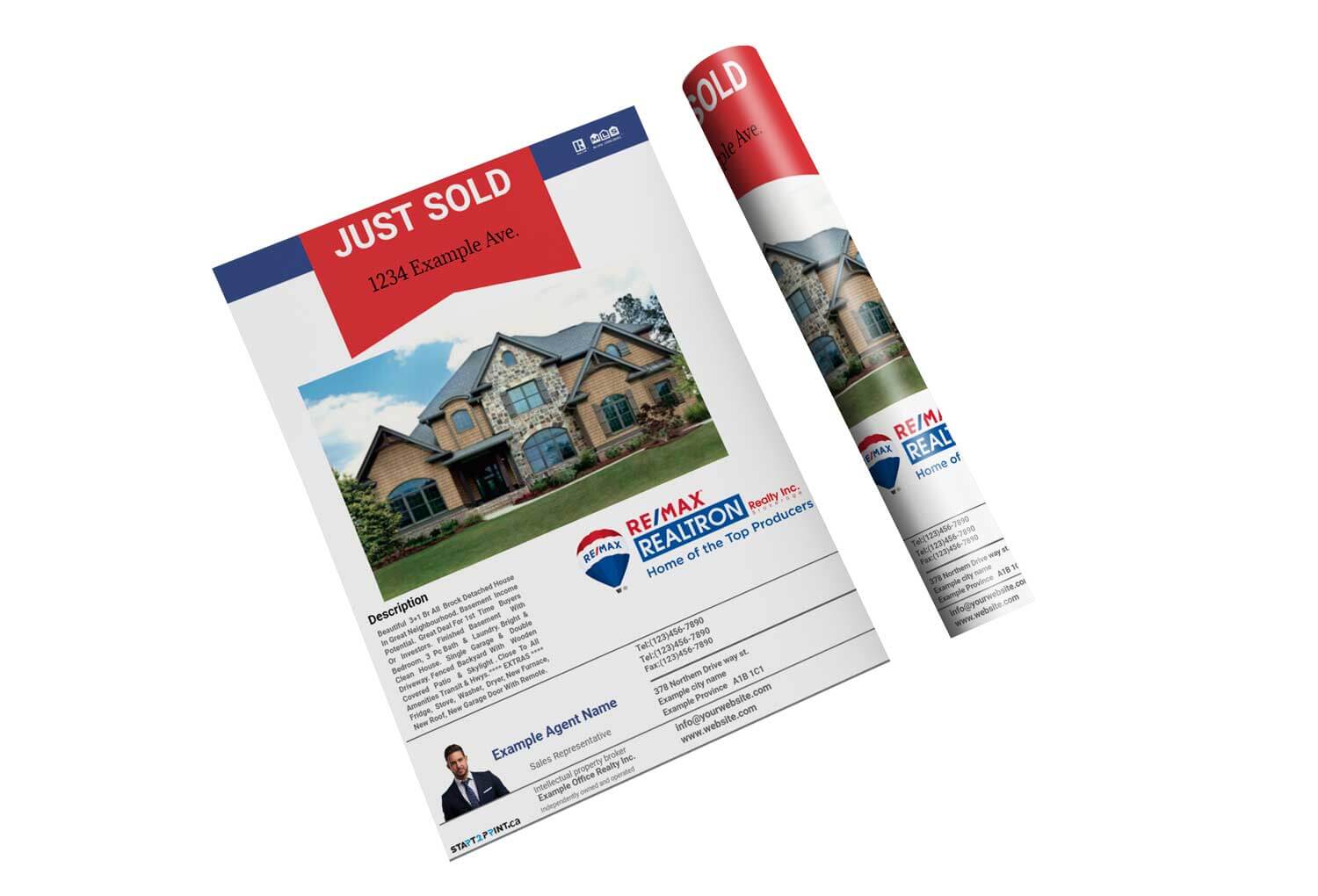 Remax Realtron Flyers | Size & Templates | Start2print.ca