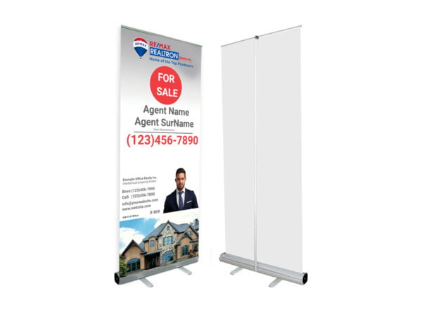 Remax Realtron Roll-up Banner 33x80