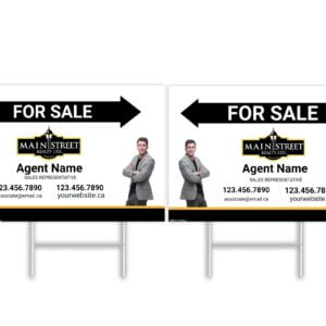 Main Street Direction Sign 24x18