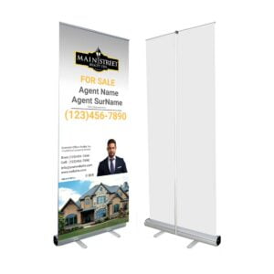 Main Street Roll-up Banner 33x80
