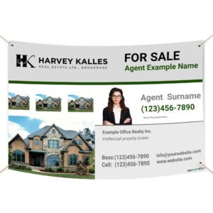 Harvey Kalles Vinyl Banner 36x24