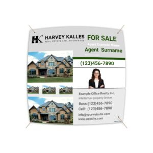 Harvey Kalles Vinyl Banner 48x48