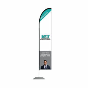 Exit Realty Feather Flag 26x116