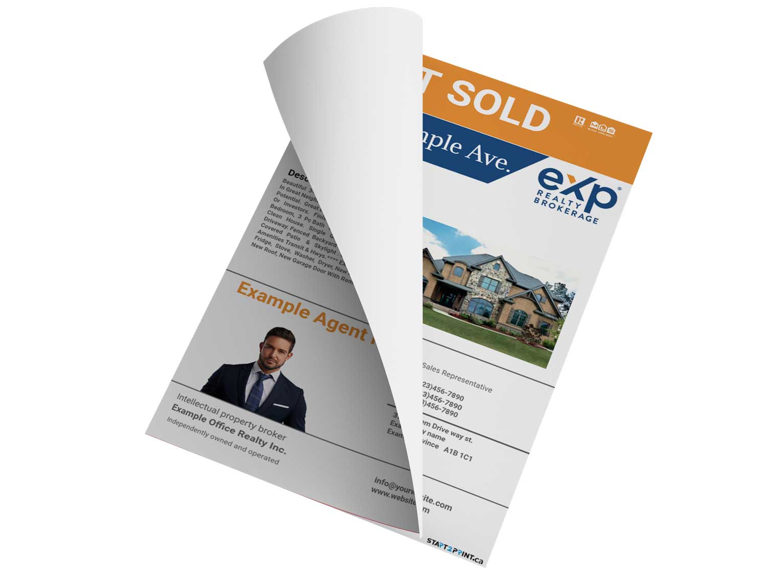 Postcards Exp eXp Realty Postcards | Size & Templates | Start2print.ca